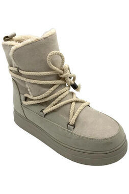 MIA Women's Disa  Ankle Boots Off White - Medium